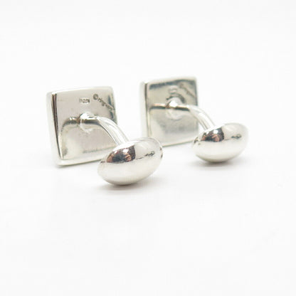 925 Sterling Silver Vintage Ringware Man in Hat Cufflinks