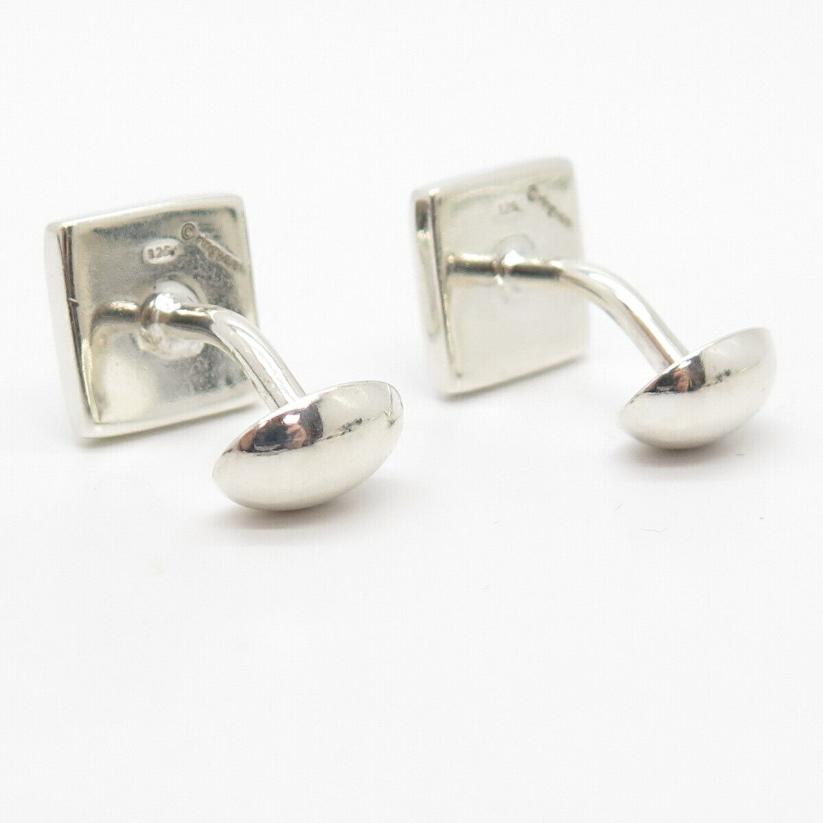 925 Sterling Silver Vintage Ringware Knight's Helmet Cufflinks