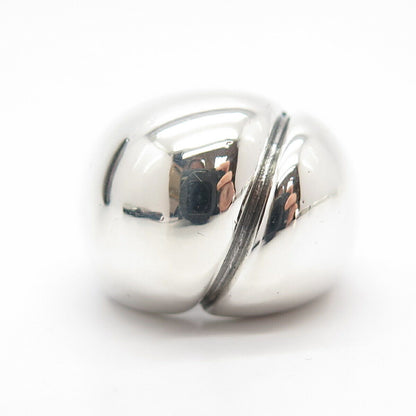 925 Sterling Silver Vintage Modernist Ring Size 5 3/4