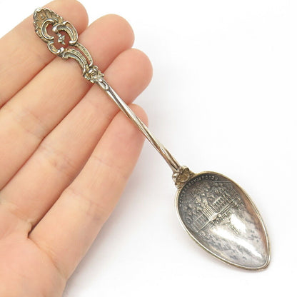 800 Silver Antique "Reichstag / Reichstagsgebäude" Tea Spoon