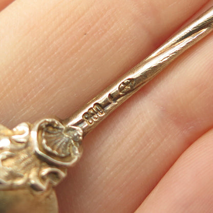 800 Silver Antique "Reichstag / Reichstagsgebäude" Tea Spoon