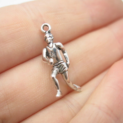 925 Sterling Silver Vintage Sunwest Runner Sportsman Pendant