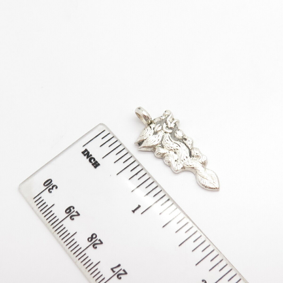 925 Sterling Silver Vintage Dragon Slide Pendant