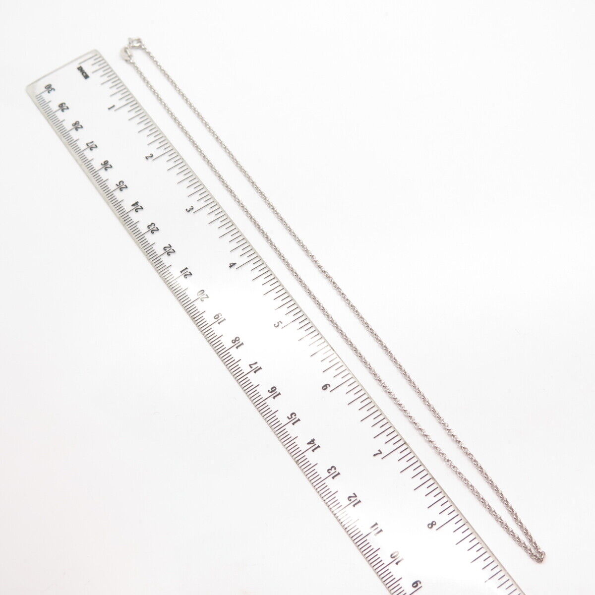 925 Sterling Silver Italy Rolo Chain Necklace 17"