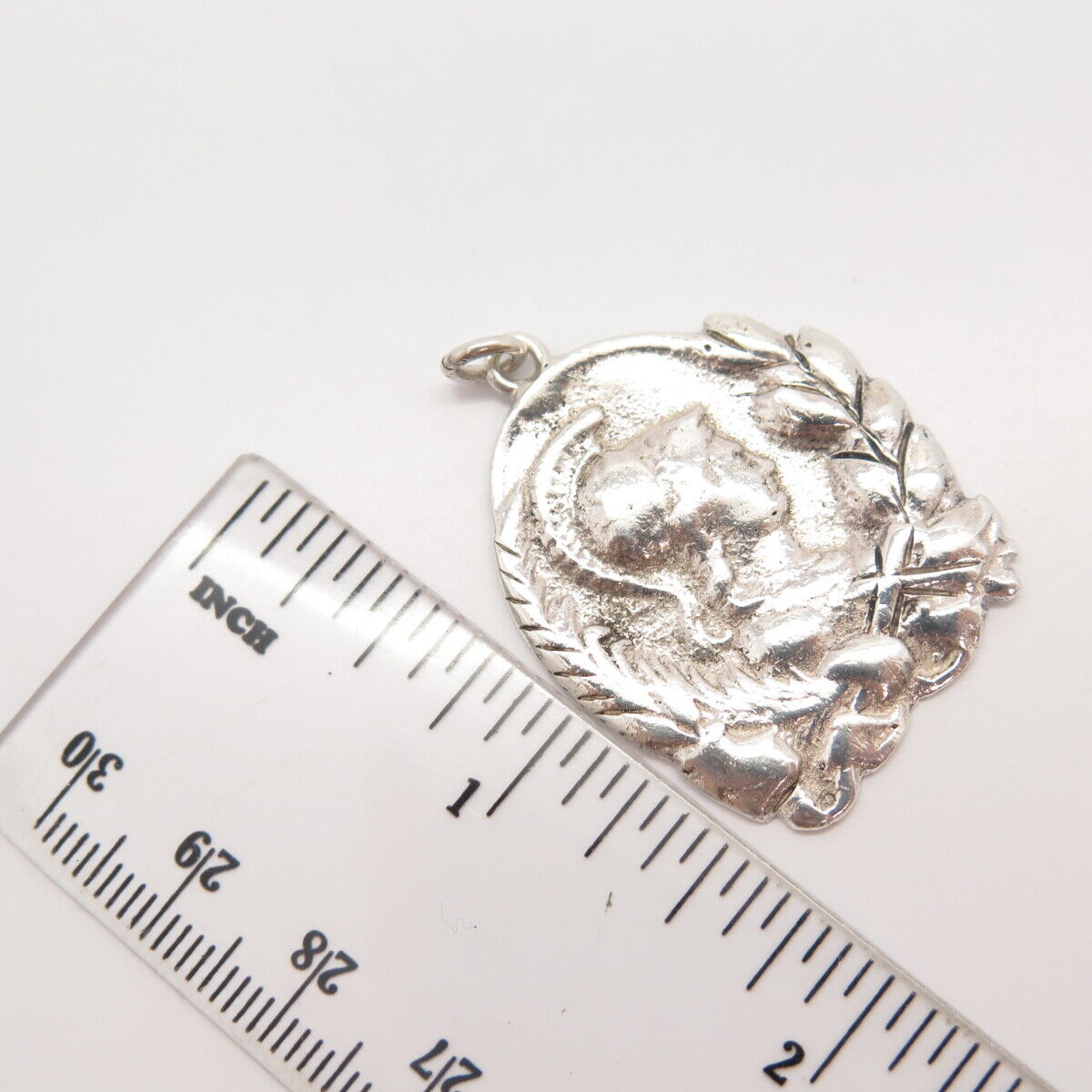 925 Sterling Silver Antique Warrior Pendant