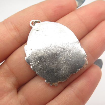 925 Sterling Silver Antique Warrior Pendant