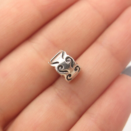 925 Sterling Silver Chamilia Swirl Bead Charm