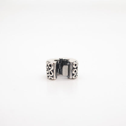 925 Sterling Silver Pandora Swirl Bead Charm