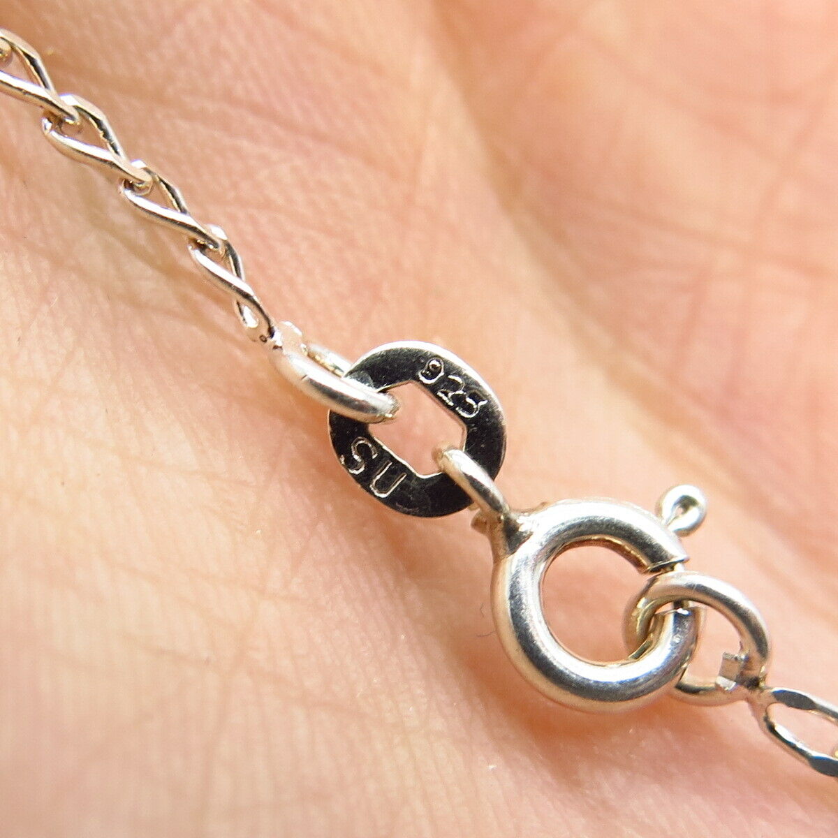 925 Sterling Silver Real Amethyst Gemstone Cuban Chain Necklace 16"