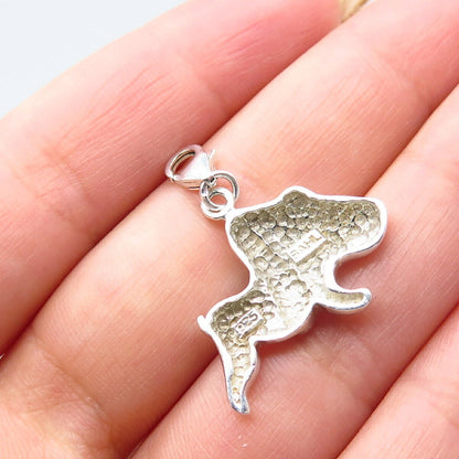 925 Sterling Silver Vintage Dog / Puppy Charm Pendant