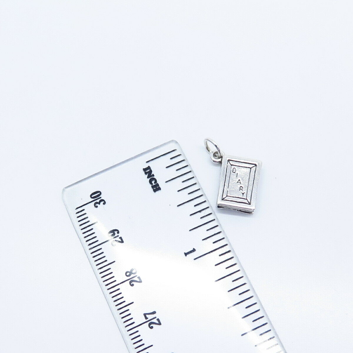 925 Sterling Silver Vintage Sunwest "Diary" Book Charm Pendant