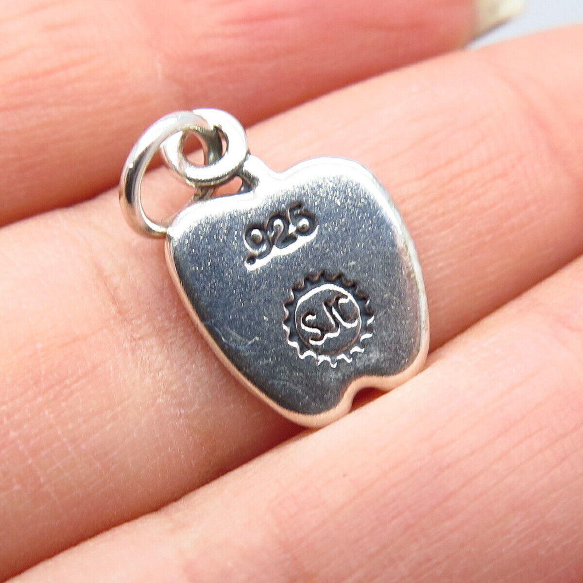 925 Sterling Silver Vintage "Teacher Number 1" Charm Pendant