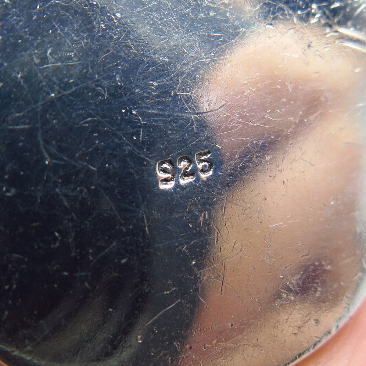 925 Sterling Silver Vintage Ornate Floral Slide Pendant