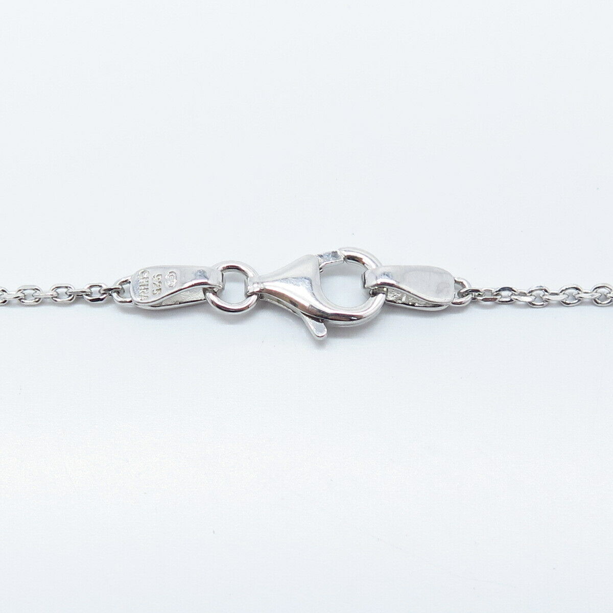 925 Sterling Silver Rolo Chain Necklace 32"