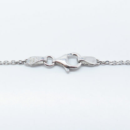 925 Sterling Silver Rolo Chain Necklace 32"