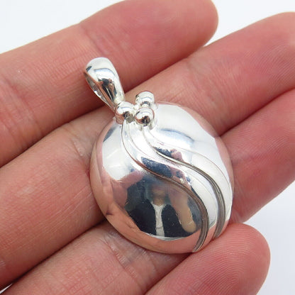 925 Sterling Silver Modernist Pendant