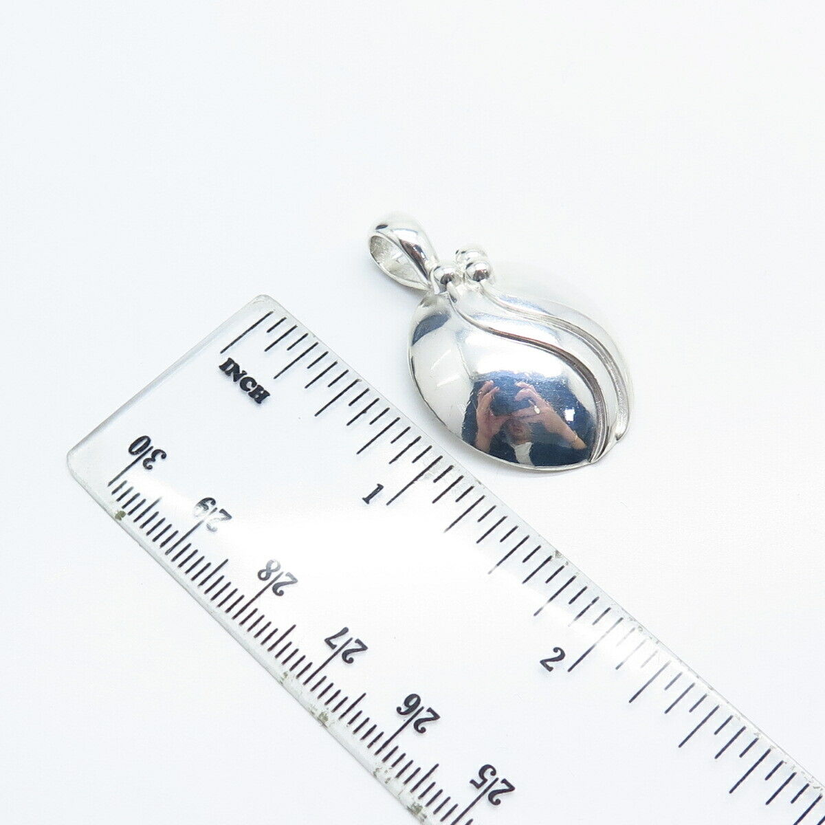 925 Sterling Silver Modernist Pendant