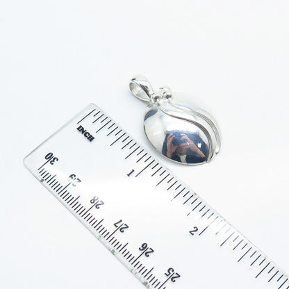 925 Sterling Silver Modernist Pendant