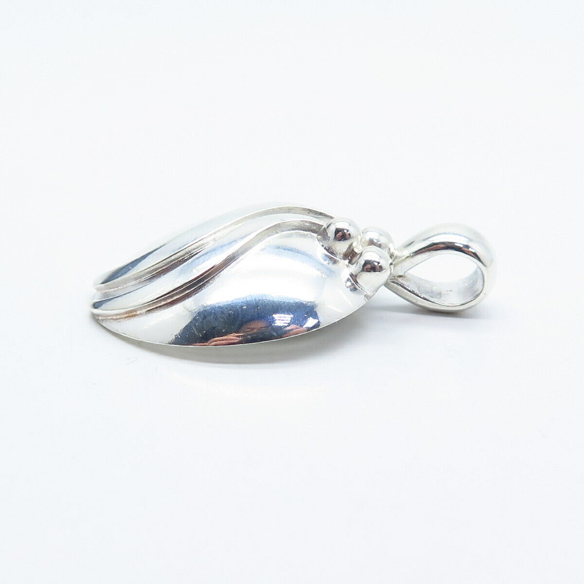 925 Sterling Silver Modernist Pendant