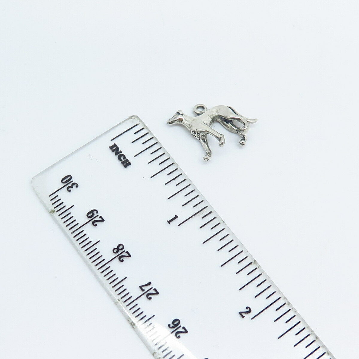 925 Sterling Silver Vintage Shube Dog Charm Pendant