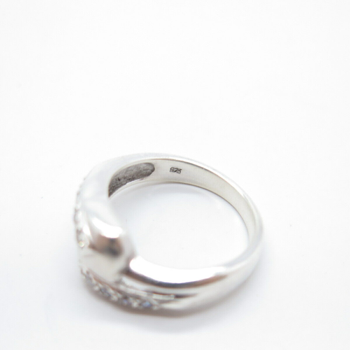 925 Sterling Silver C Z Ring Size 6