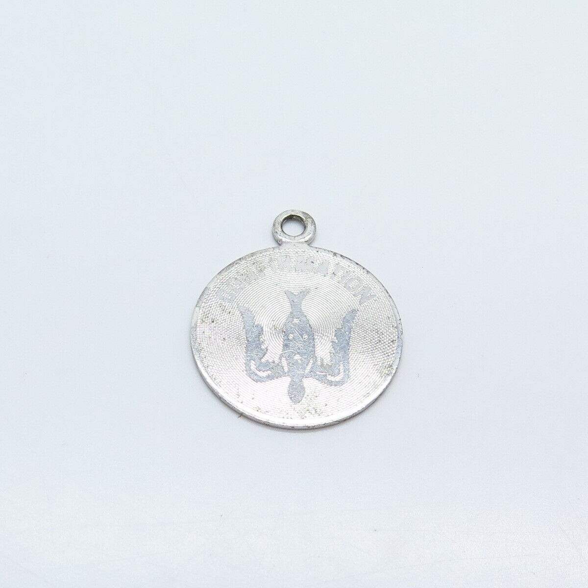 925 Sterling Silver Vintage Wells Holy Ghost Religious Charm Pendant