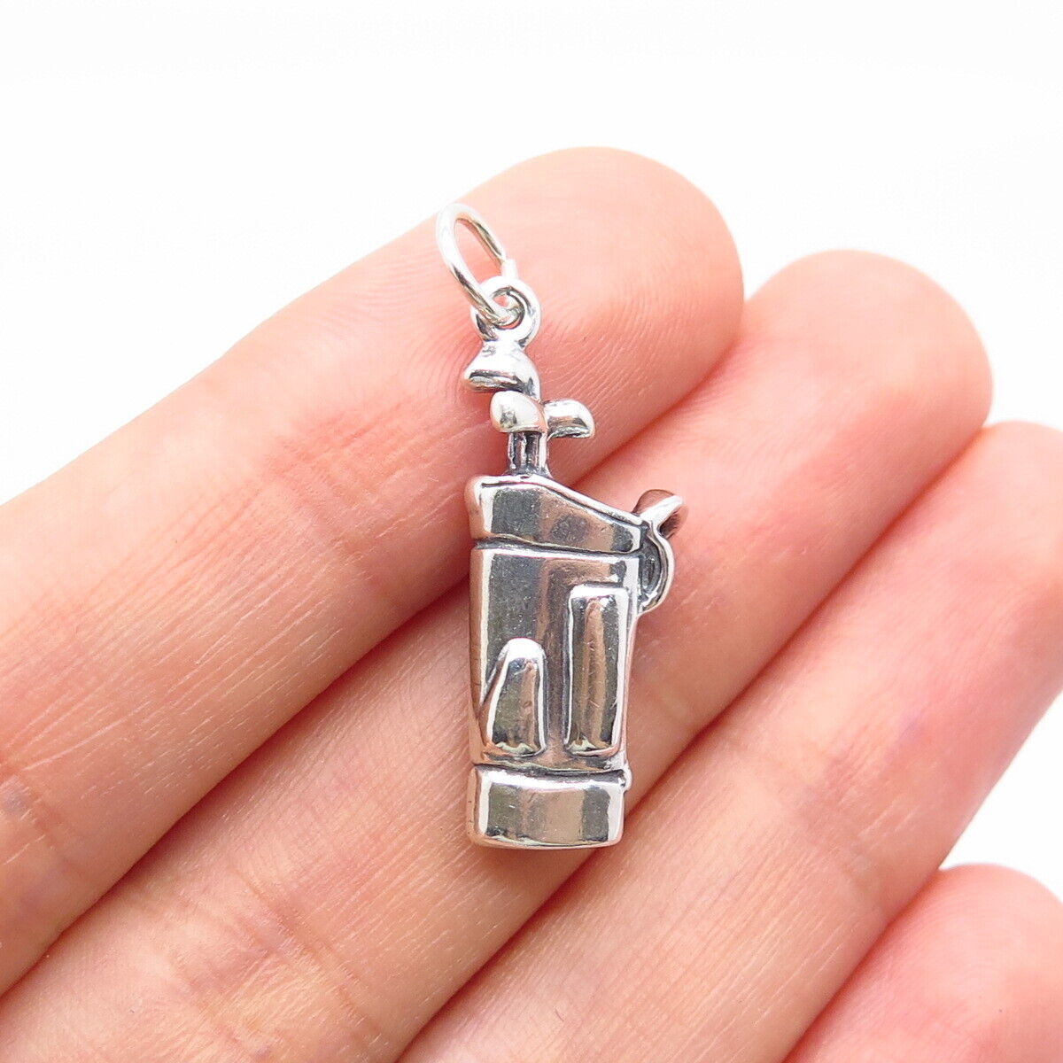 925 Sterling Silver Vintage Shube Golf Club Charm Pendant