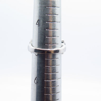 925 Sterling Silver Multi-C Z Ring Size 5