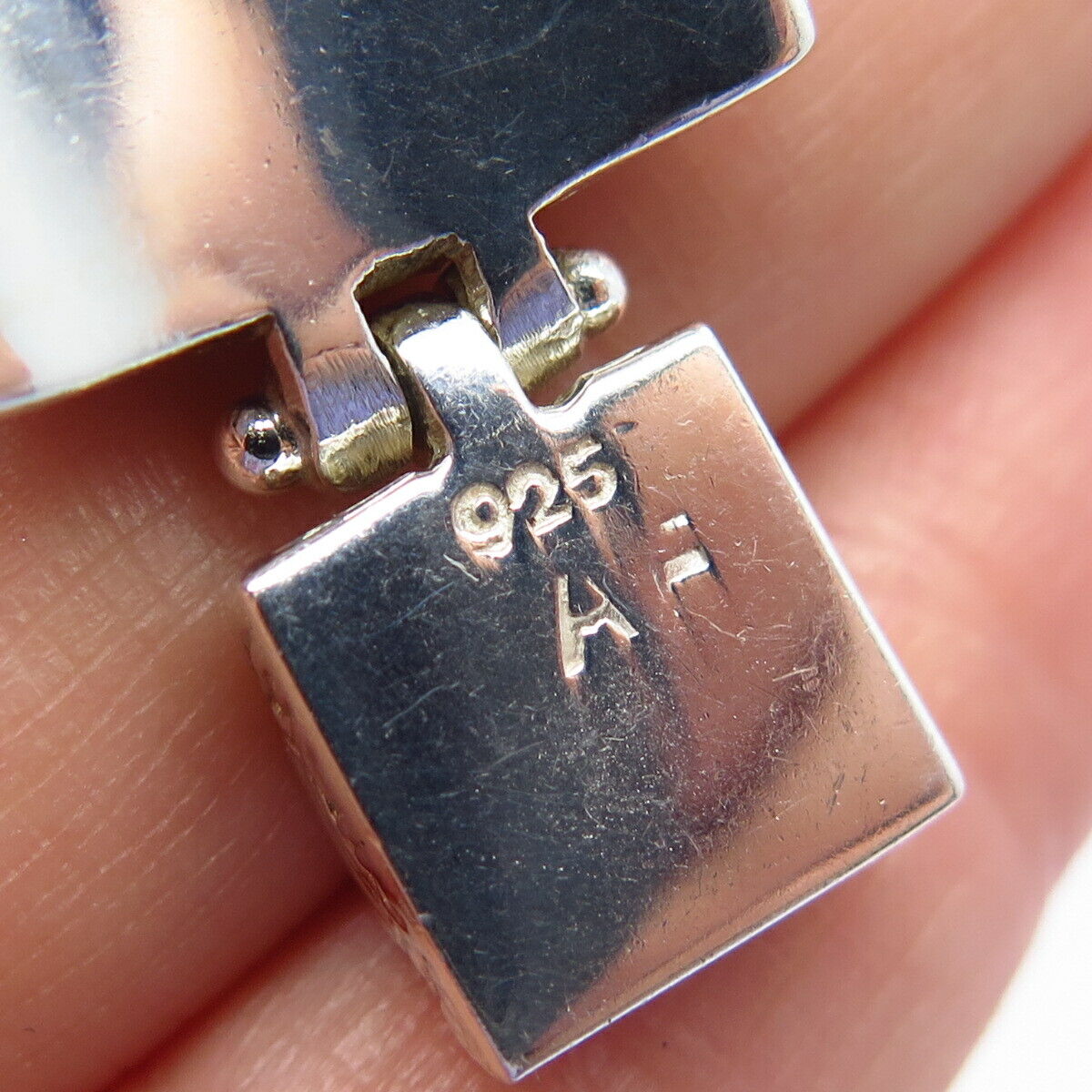 925 Sterling Silver Vintage Ornate Tribal Pendant