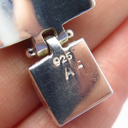 925 Sterling Silver Vintage Ornate Tribal Pendant