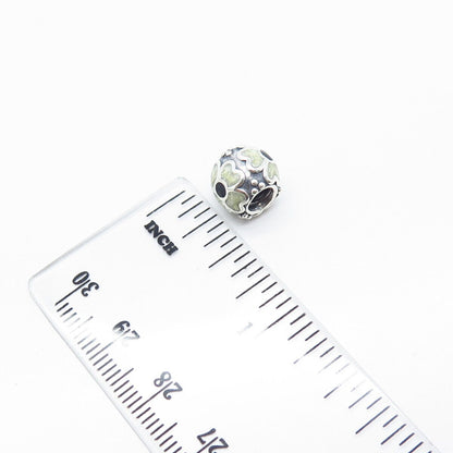 925 Sterling Silver Pandora Daisy Floral Bead Charm