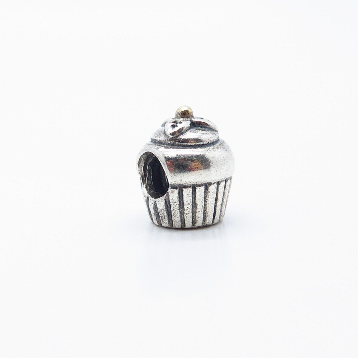 925 Sterling Silver Pandora Cake Bead Charm