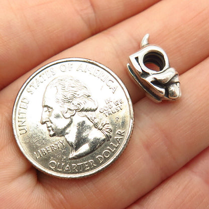 925 Sterling Silver Chamilia Playful Dog Design Bead Charm