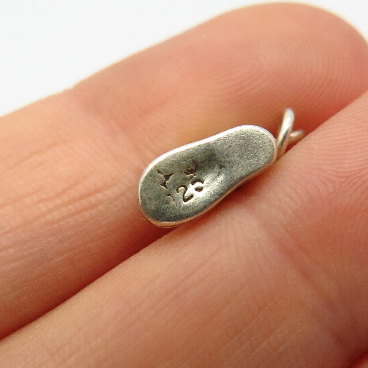 925 Sterling Silver Baby Shoe / Boot Design Charm Pendant