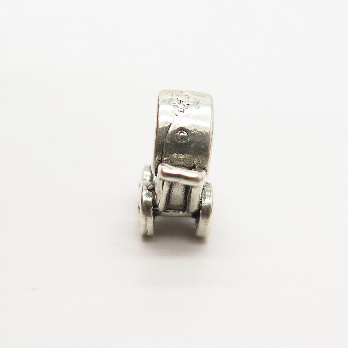 925 Sterling Silver Baby Pram / Stroller Design Charm Pendant