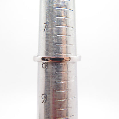 925 Sterling Silver Radiant-Cut C Z Ring Size 8