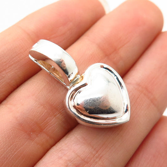 925 Sterling Silver Heart Design Pendant