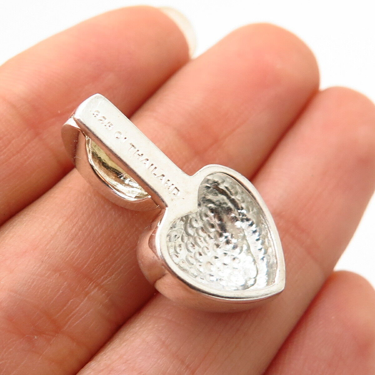 925 Sterling Silver Heart Design Pendant