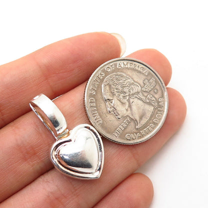 925 Sterling Silver Heart Design Pendant