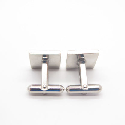 925 Sterling Silver Vintage Lamode Stripped Cufflinks