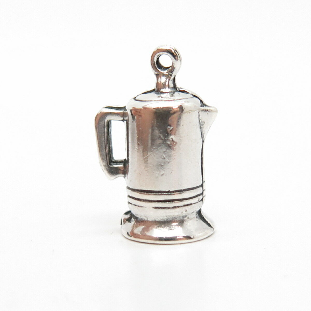 925 Sterling Silver Vintage Shube Cup Charm Pendant