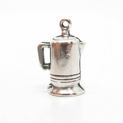 925 Sterling Silver Vintage Shube Cup Charm Pendant