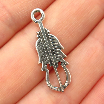 925 Sterling Silver Vintage Sunwest Tribal Design Pendant