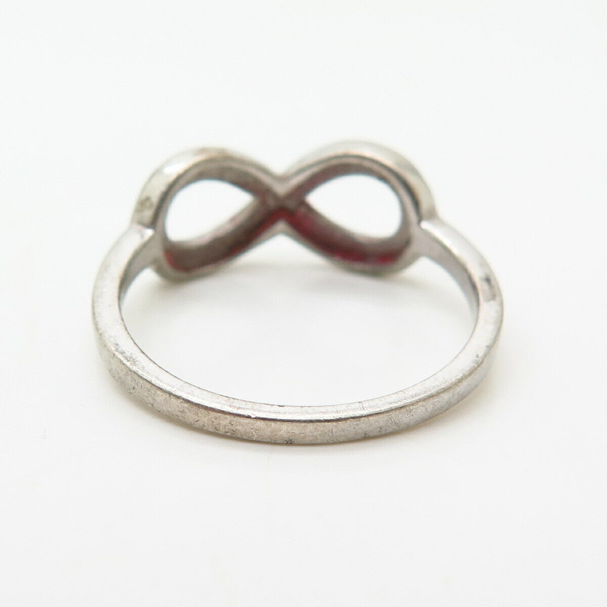 925 Sterling Silver Infinity Design Ring Size 6