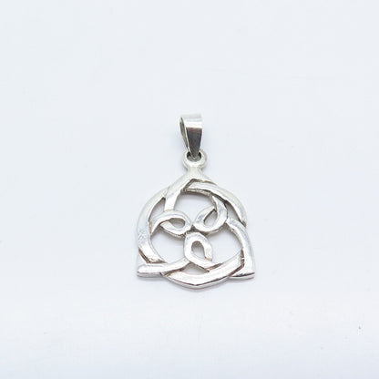 925 Sterling Silver Vintage Celtic Pendant