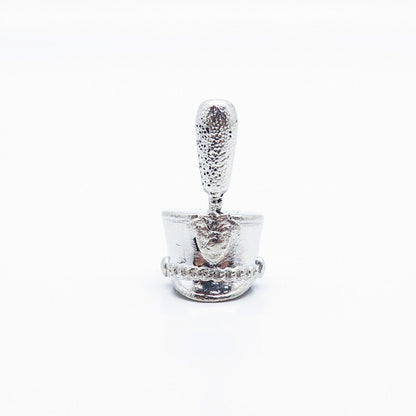 925 Sterling Silver Vintage Kinney Cap Charm Pendant