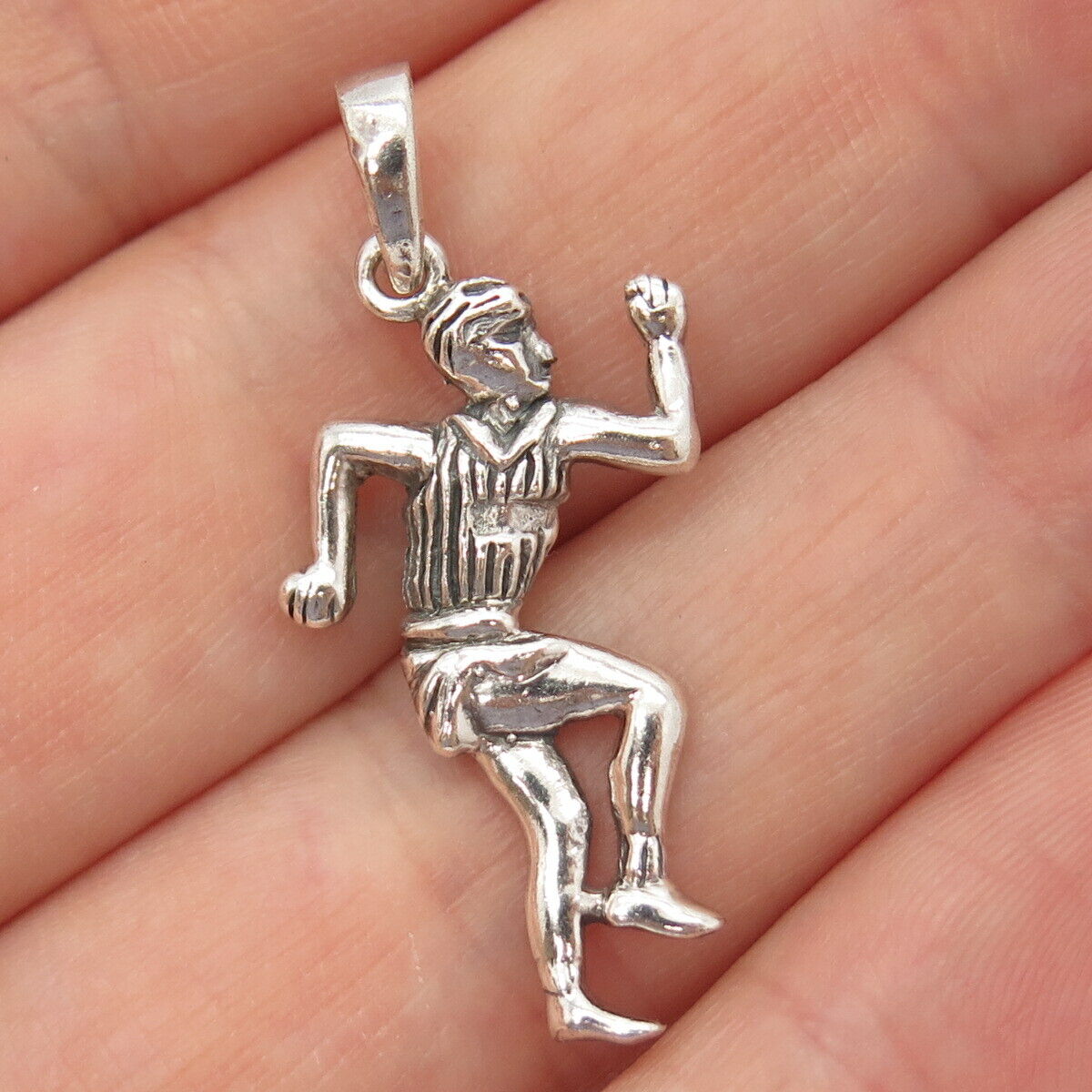 925 Sterling Silver Vintage Egyptian Man Pendant