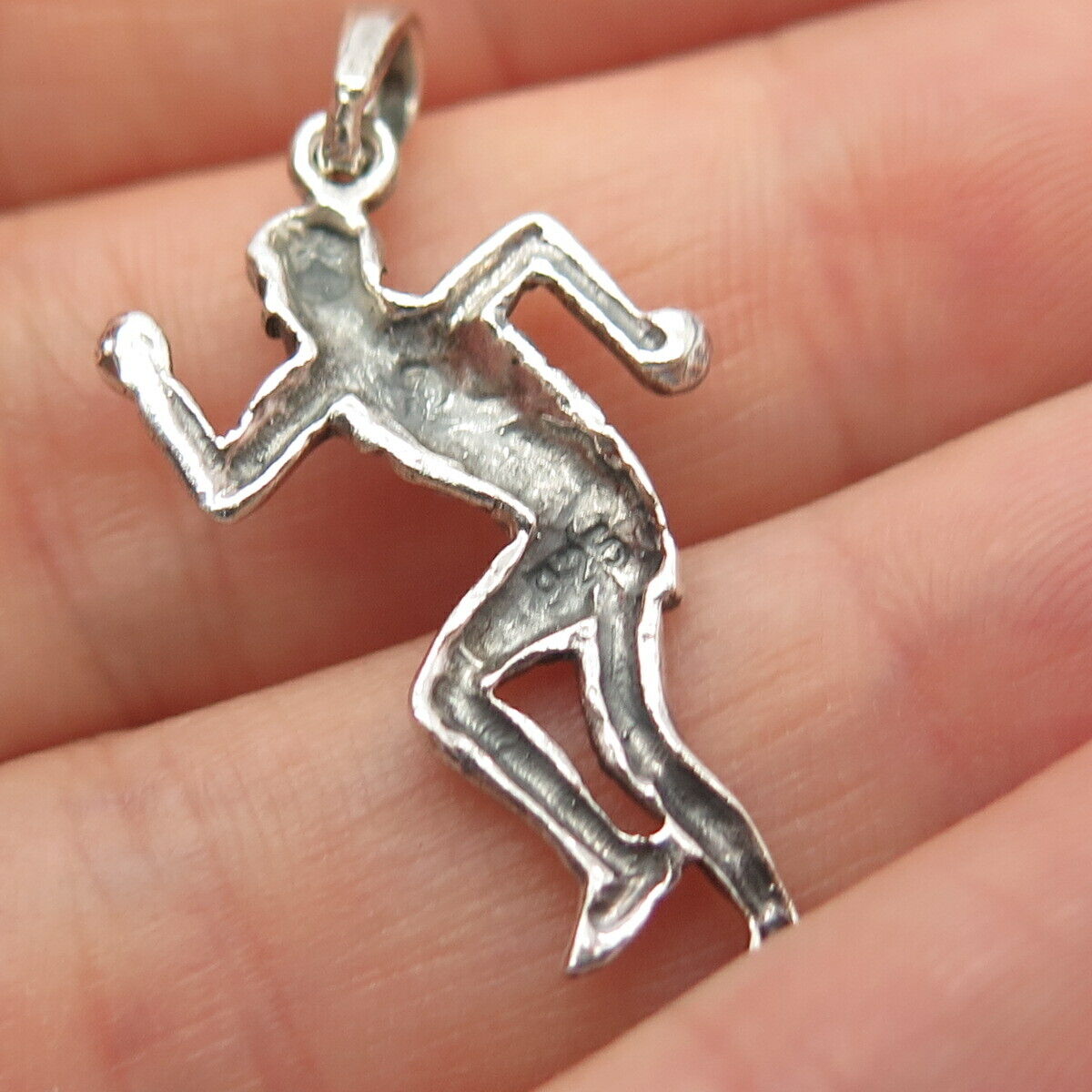 925 Sterling Silver Vintage Egyptian Man Pendant