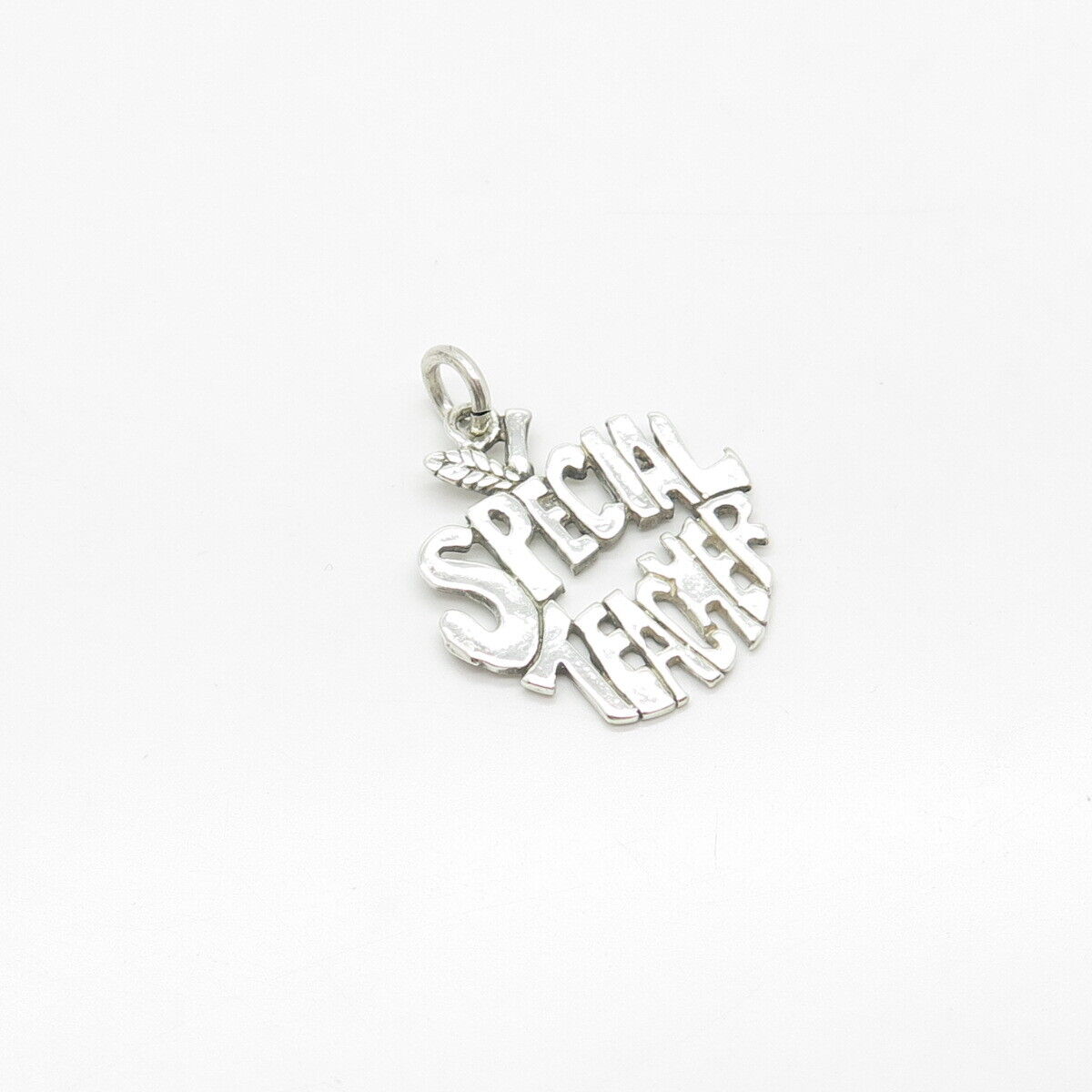 925 Sterling Silver Vintage "Special Teacher" Pendant