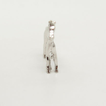 925 Sterling Silver Antique Horse Design Charm Pendant